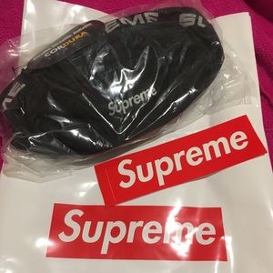 🔥 2018 Black Supreme Waist Bag